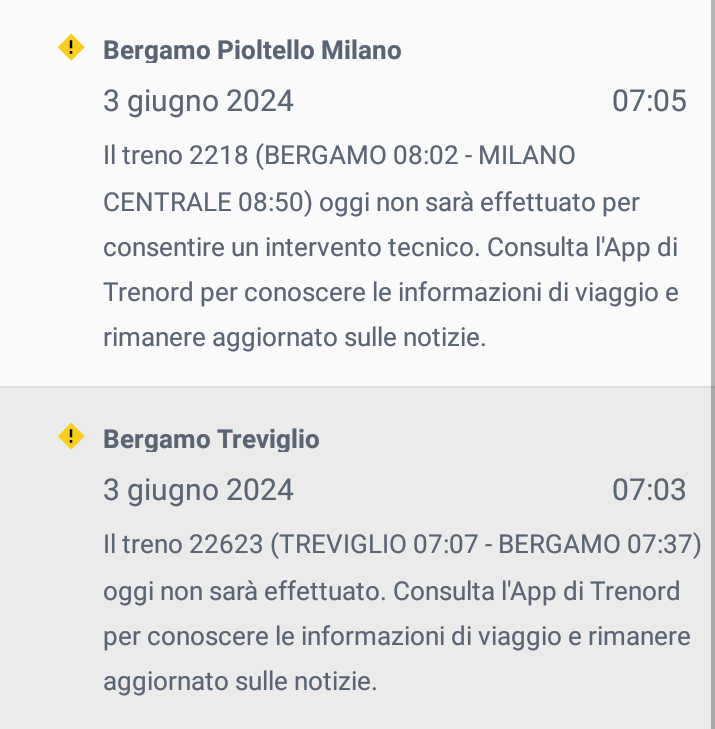 Treviglio screenshot trenord1