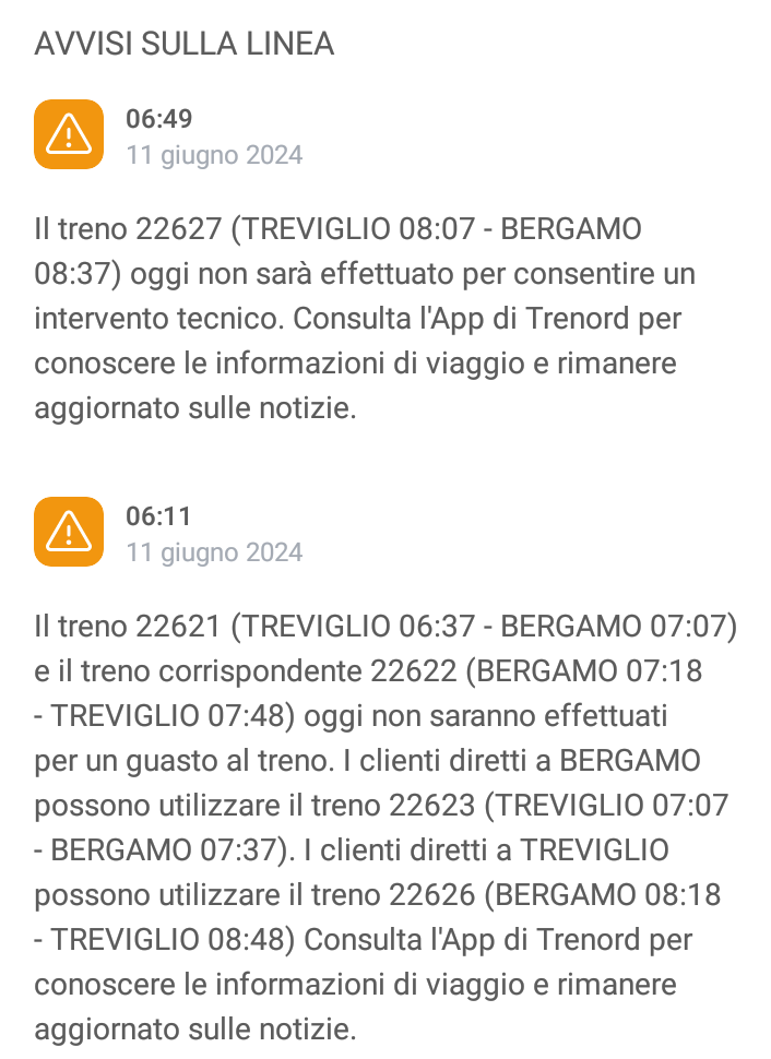 Treviglio screenshot trenord10