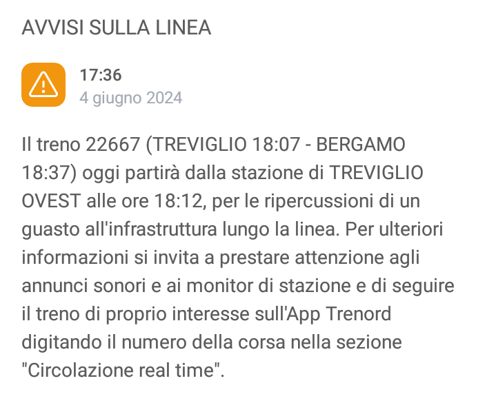 Treviglio screenshot trenord3