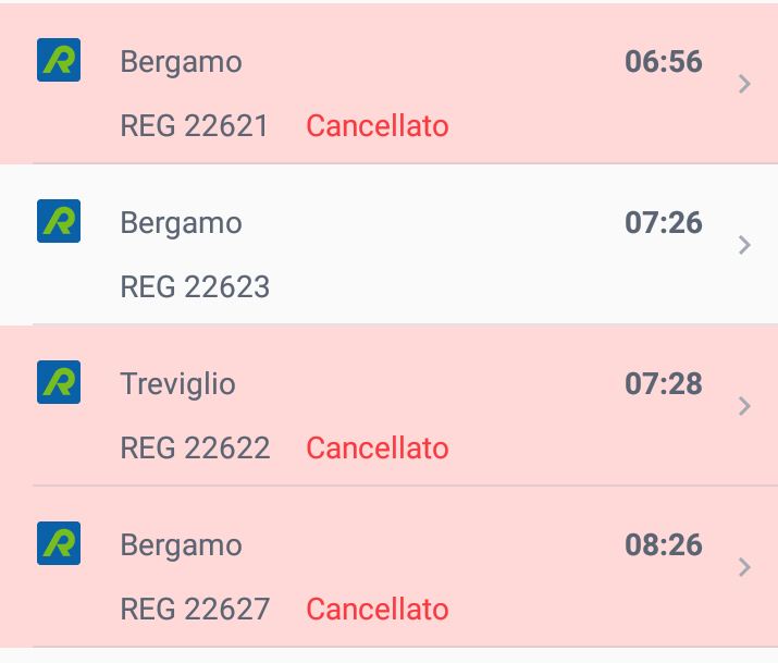 Treviglio screenshot trenord9