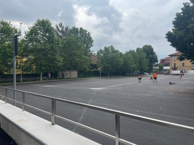Piazza Cameroni, fine lavori nei parcheggi e nuova viabilità