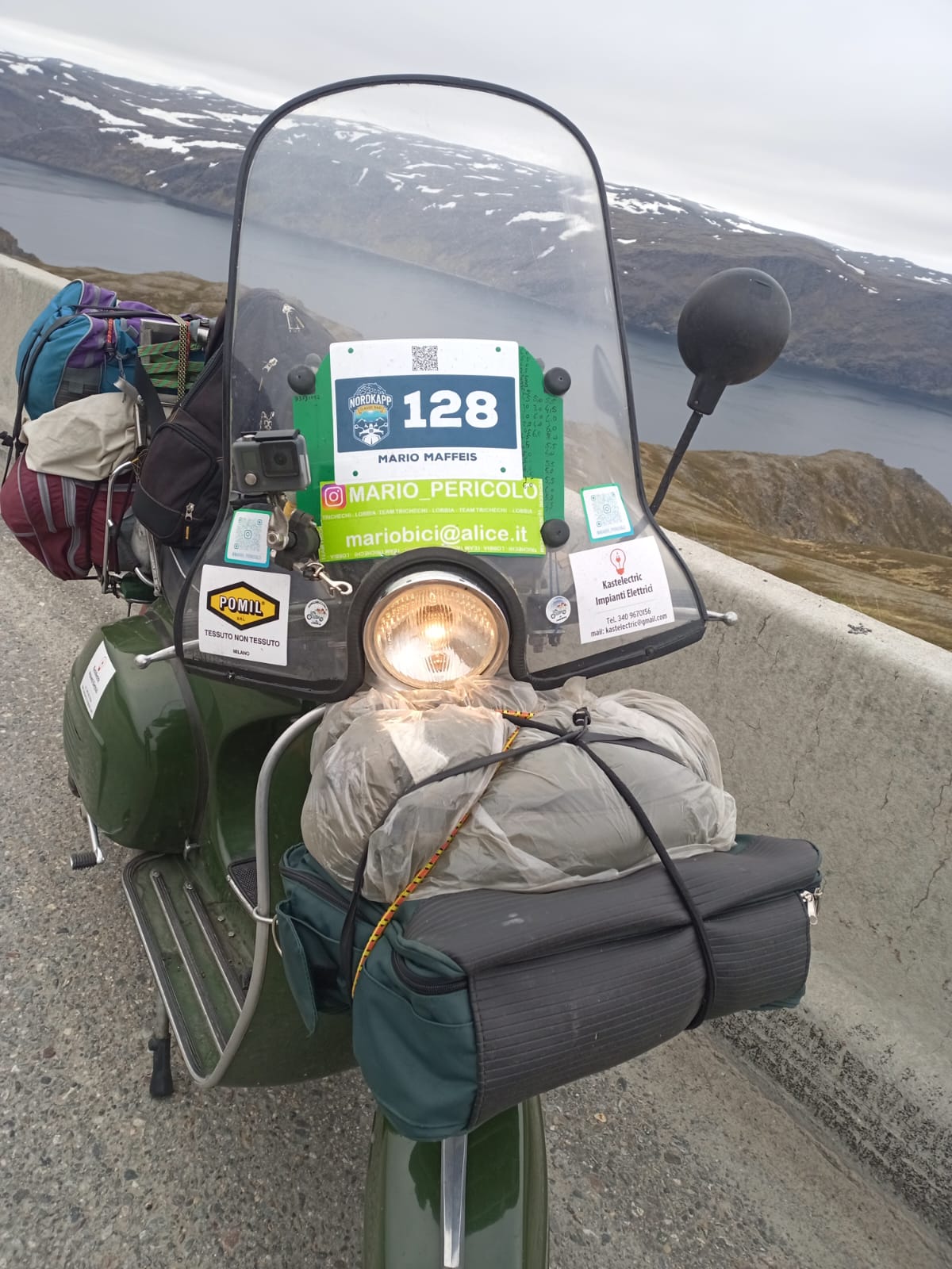 Ciserano Mario Maffeis alla NordKapp