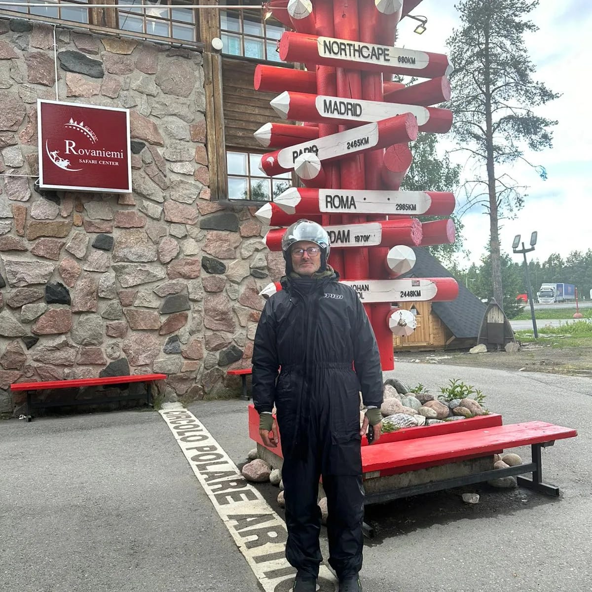 Ciserano Mario Maffeis alla NordKapp