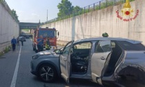 Schianto nel sottopasso di Brebemi, intervengono i Vigili del fuoco