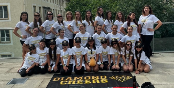 Le Diamond Cheer salgono sul tetto d’Europa