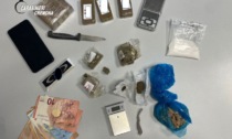 Arrestato pusher 21enne, trovato con mezzo chilo di droga tra hashish e ketamina