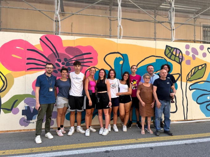 Un nuovo murales “Bello come il sole” a Vailate