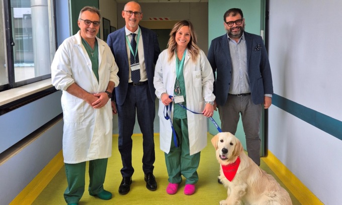 In terapia intensiva a Treviglio arriva Prince, “medico” a quattro zampe