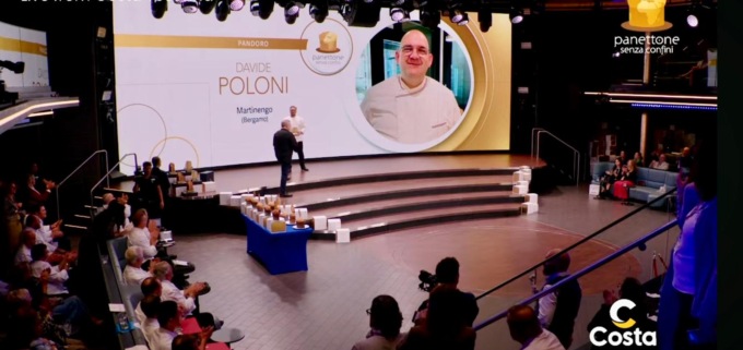 Davide Poloni terzo al concorso “Panettone senza confini”
