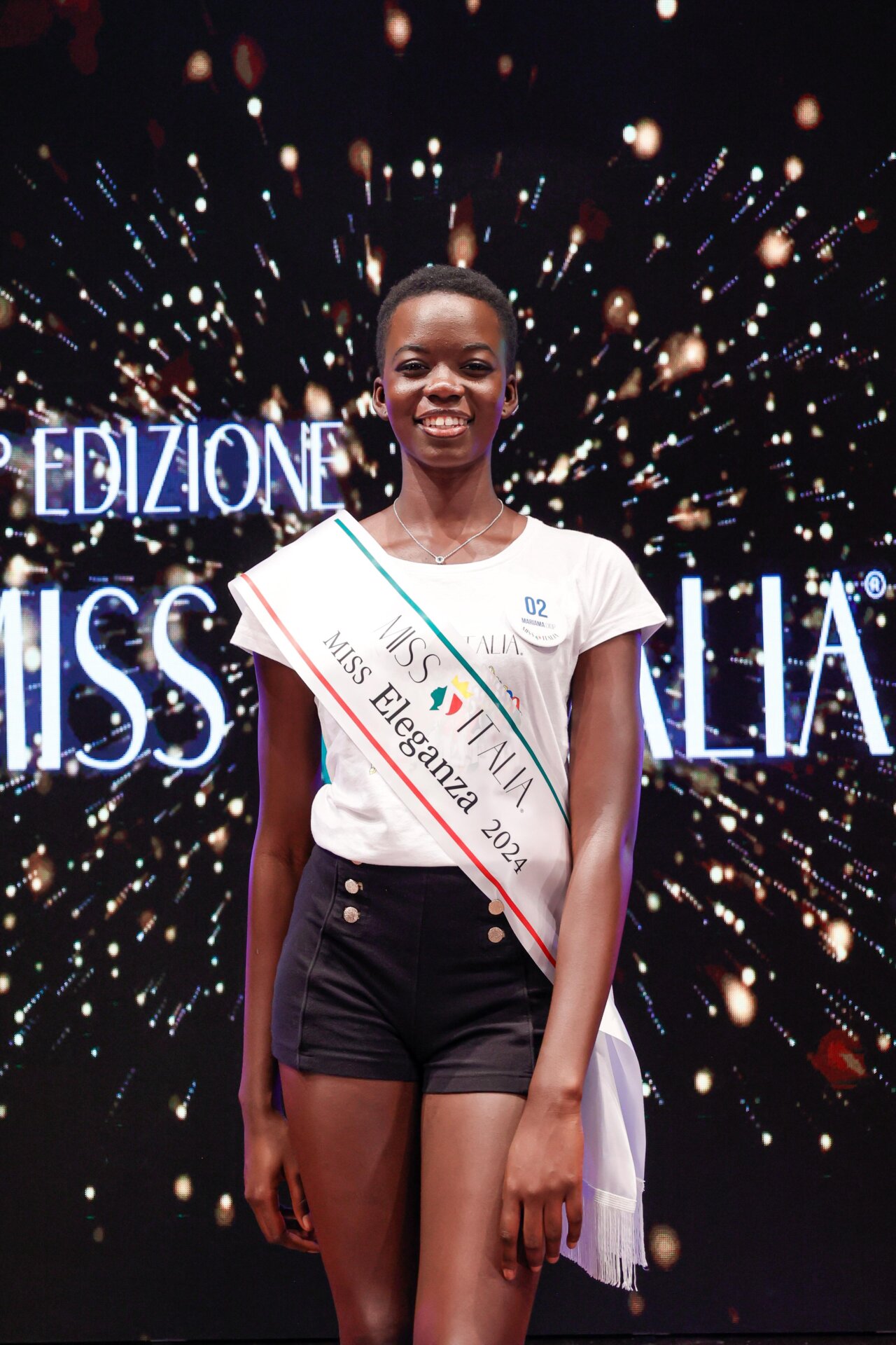 Caravaggio Mariama Diop, 19enne di origine senegalese, terza a Miss Italia