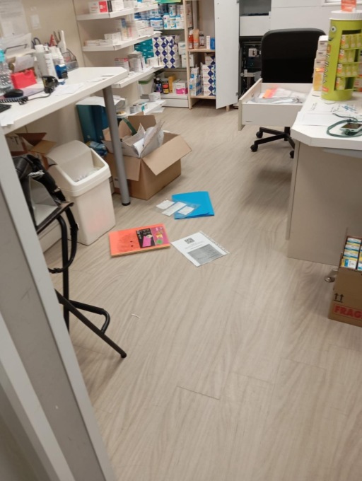 Colpo in farmacia