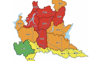 Bassa, fiumi osservati speciali: codice rosso per tutta la giornata di domani