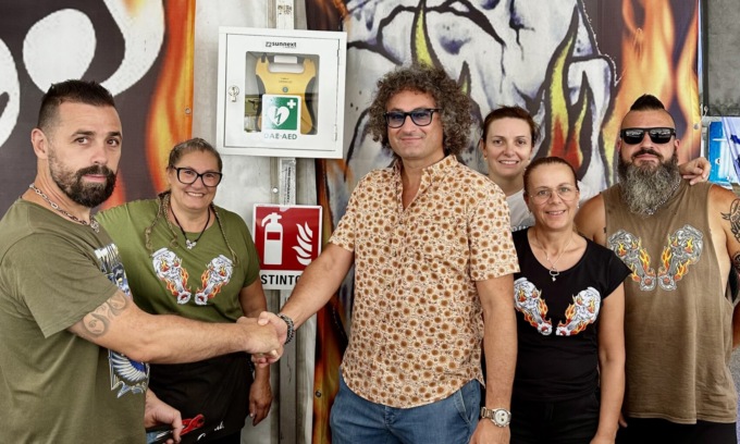 Festa Bikers, sabato s’inaugura il defibrillatore donato dall’ex sindaco Epizoi