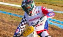 Gareggia per la Anbo Friends di Treviglio l'otto volte campione regionale di Enduro