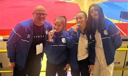 Taekwondo Treviglio: tre atlete in gare e tutte a medaglie alla "Dolomiti Open 2024" a Schio