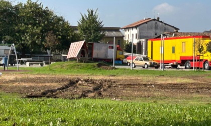 La nuova piazza di Romano "devastata" dal  circo, scoppia la polemica