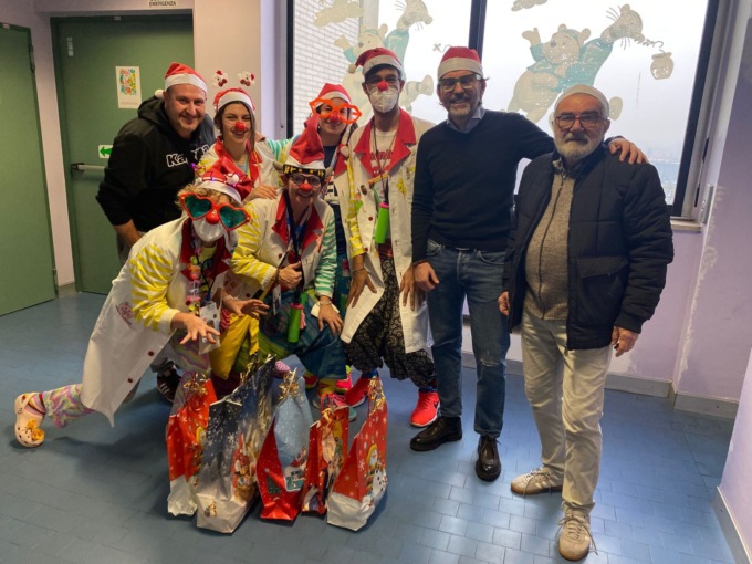 Clown in corsia