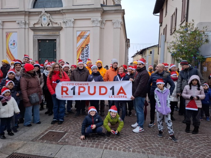 Anche Ciserano R1PUD1A la guerra e aderisce all’iniziativa di Emergency