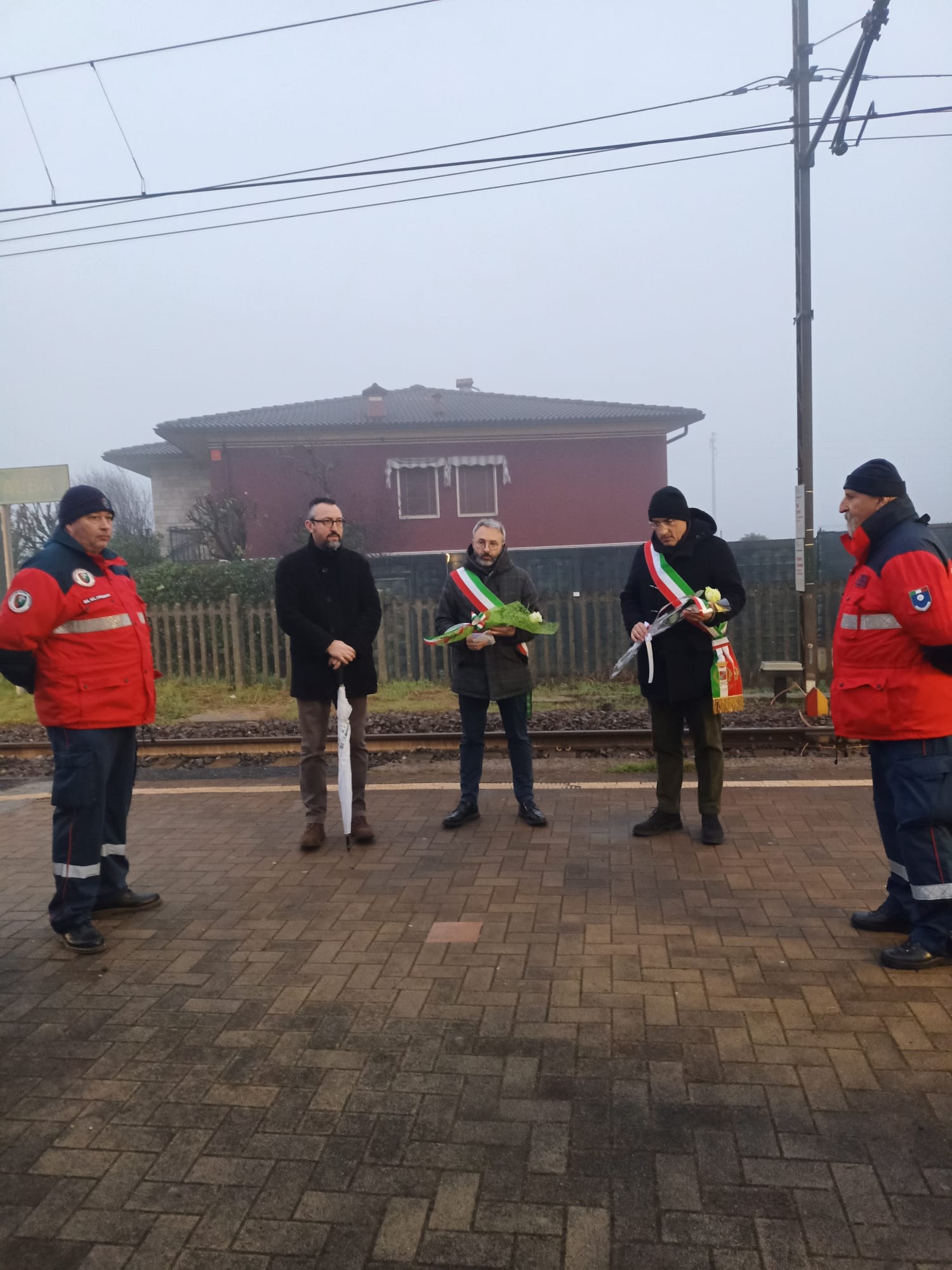 Caravaggio Commemorazione del disastro ferroviario di Pioltello del 25 gennaio 2018