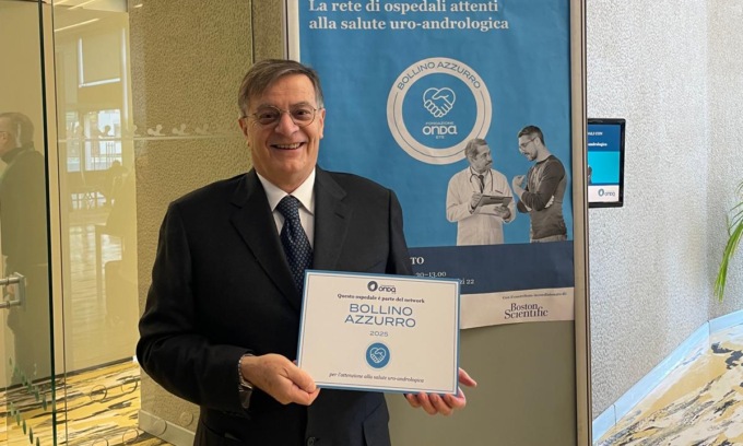 Tumore alla prostata, il “Bollino Azzurro” della Fondazione Onda all’Asst Bergamo Ovest