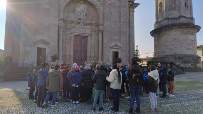 Il restauro della Parrocchiale diventa una lezione di cultura per i bambini