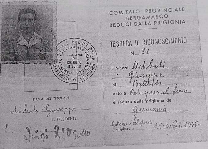 Fu internato in un lager nazista: a Giuseppe Adobati medaglia d’onore alla memoria