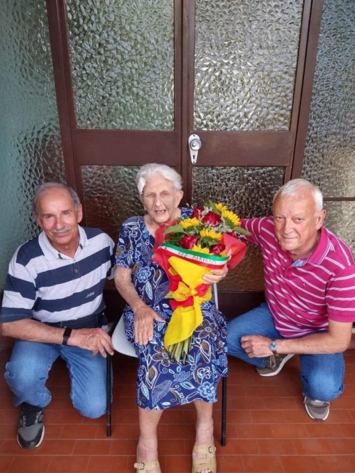 Si è spenta a 102 anni la decana di Bariano, Emma Belloli