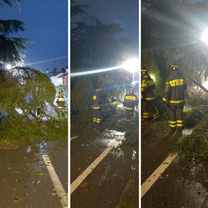 Brignano maltempo e grandine