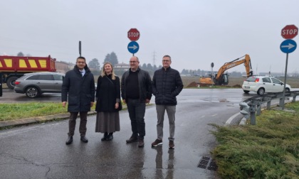 Inaugurato il cantiere per la ciclopedonale tra Urgnano e Cologno