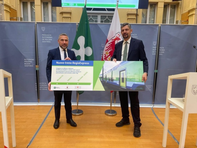 Da Treviglio a Trento e Bolzano senza cambi grazie al RegioExpress