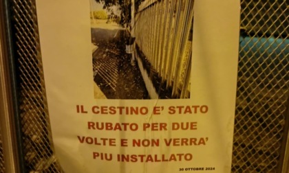 La provocazione dell'Ufficio Tecnico: "Cestino rubato? Non verrà sostituito"