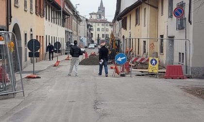 Entro l'estate termineranno i lavori di riqualificazione di via Mazzini a Treviglio