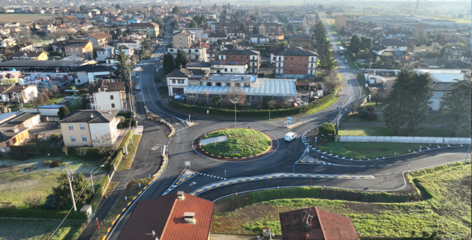 Inaugurata questa mattina la nuova rotatoria a Castel Rozzone