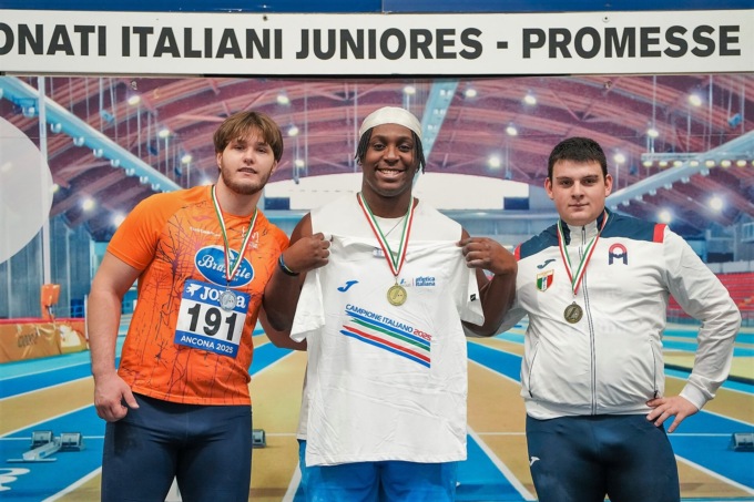 Musumary nel peso bissa il titolo italiano indoor