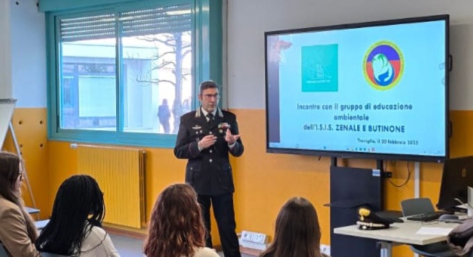 Gli studenti dello “Zenale e Butinone” di Treviglio incontrano i carabinieri del Noe