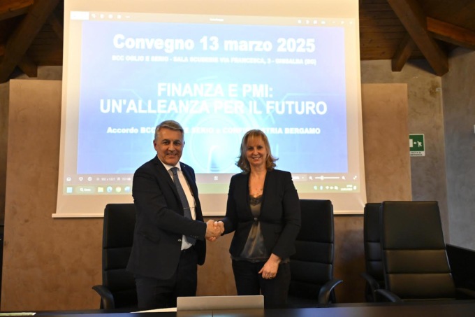 Accordo tra Confindustria Bergamo e Bcc Oglio e Serio per sostenere la crescita delle imprese