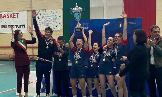 Pallatamburello, le ragazze dell’Ubisport Ciserano sul tetto d’Italia