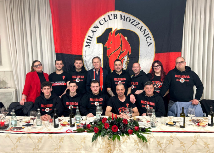 Milan Club Seconda Pelle festeggia con ospite d’onore capitan Baresi