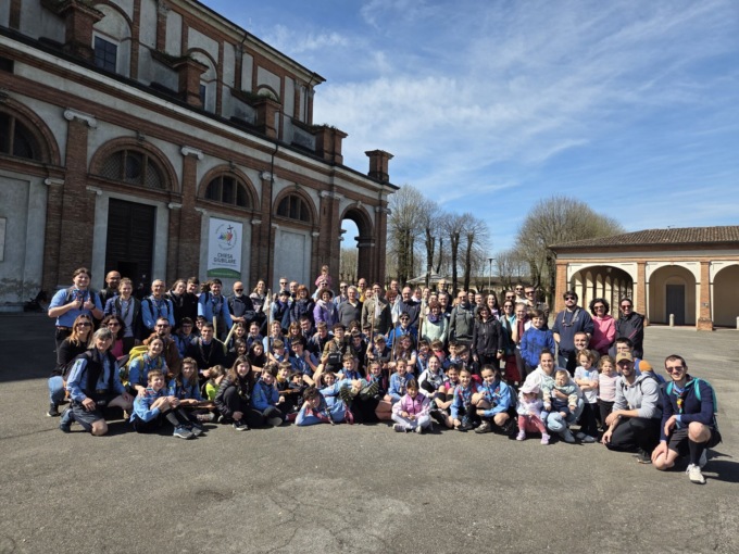 Vent’anni di Scout: il gruppo morenghese ha festeggiato con un pellegrinaggio al santuario di Caravaggio