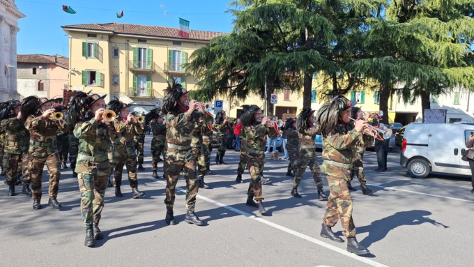 Primo raduno provinciale di bersaglieri in città in memoria di Luigi Moioli