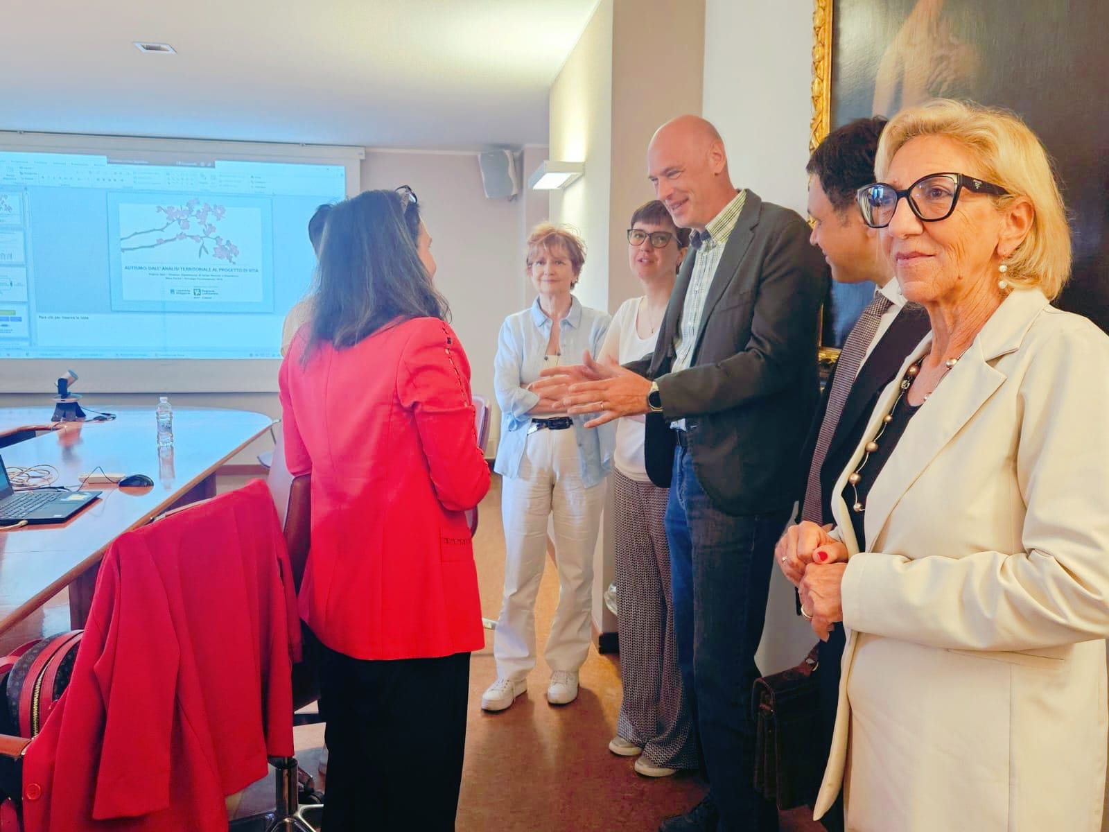 Il Ministro Locatelli incontra alcuni genitori che hanno partecipato al progetto e gli operatori