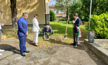 Mensa scolastica, posata la prima pietra