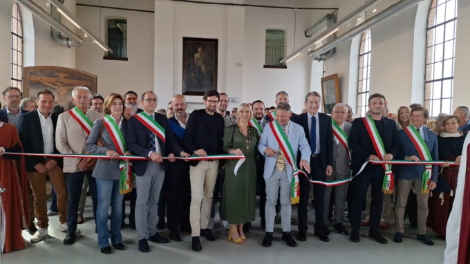 Inaugurata la mostra “Nel segno di Bartolomeo Colleoni – Capitano di Ventura”