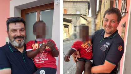 Bimbo “in fuga” per strada a due anni: salvato dalla Polizia locale