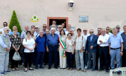 I Maestri del Lavoro orobici in visita al collega Franco Ferla