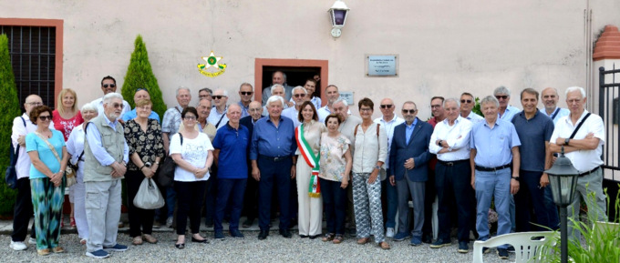 I Maestri del Lavoro orobici in visita al collega Franco Ferla