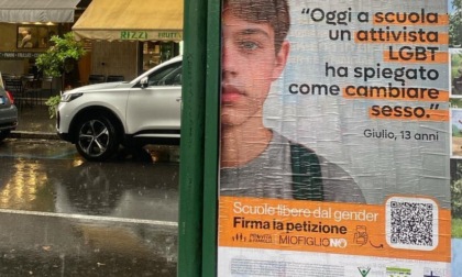 Manifesti anti-gender a Treviglio, il Pd insorge: "Sono illegali, il Comune li faccia togliere"