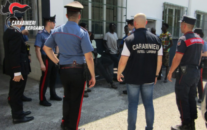Ciserano capannone discarica