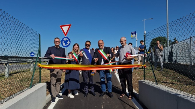 Inaugurato il sottopasso ciclopedonale lungo la Francesca
