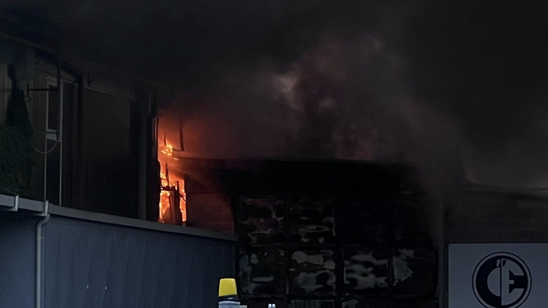 Treviglio incendio capannone Pip